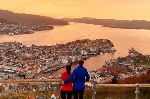 Dinbnb Private Terrace L 700 M To Bryggen L Modern * ברגן